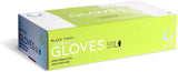Colortrak Large 100ct Black Vinyl Gloves