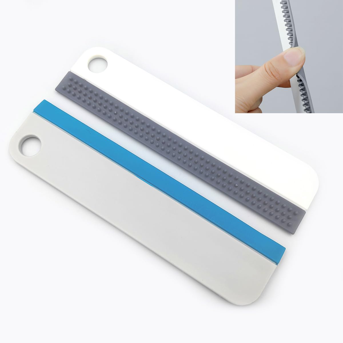 All-Purpose Mini Soft Rubber Window Squeegee Window Scrubber Scraper Glass Cleaning Squeegee Tool for Glass,Shower Door,Mirrors,Bathroom,Kitchen