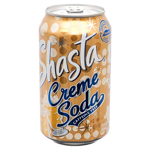 New 376451 Shasta 12 Oz Creme Soda (24-Pack) Bottle Soda Cheap Wholesale Discount Bulk Beverages Bottle Soda Boys