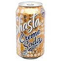 New 376451 Shasta 12 Oz Creme Soda (24-Pack) Bottle Soda Cheap Wholesale Discount Bulk Beverages Bottle Soda Boys