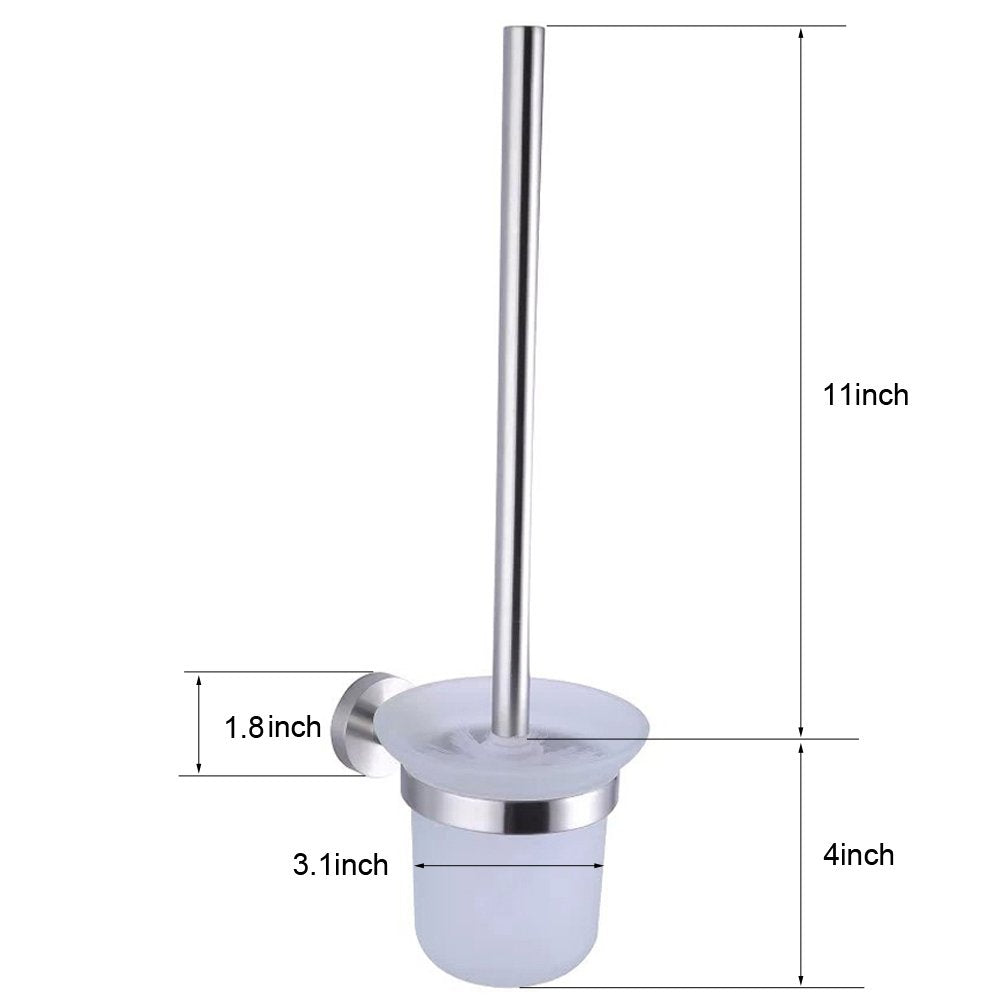 XVL Toilet Brush with Holder SUS304 Stainless Steel,Brushed G403