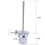 XVL Toilet Brush with Holder SUS304 Stainless Steel,Brushed G403