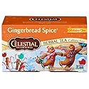 Celestial Seasonings Holiday Herbal Tea, Gingerbread Spice, 18 Count