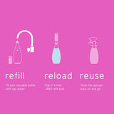 JAWS Multi-Purpose Cleaner Refill Pack. Includes 2 Refill Pods. Refillable Cleaning Supplies.