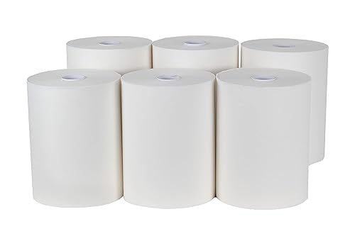 MULMEHË High Capacity Dispenser TAD Paper Towels, 6 Rolls, 10" x 800' Roll