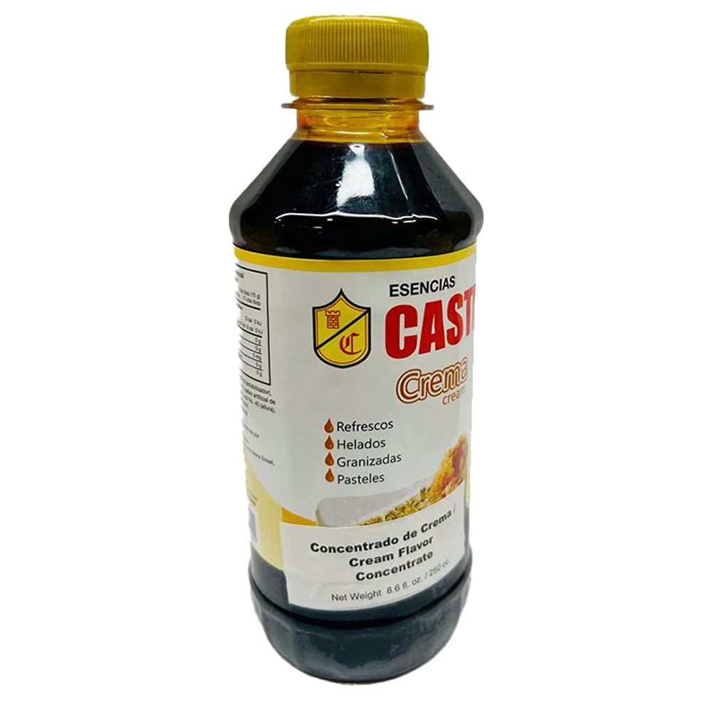 Castilla Cream Flavor Concentrate 8.6 fl oz - Esencia de Crema (Pack of 1)