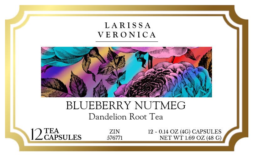 Blueberry Nutmeg Dandelion Root Tea (Single Serve K-Cup Pods) (12 pods, ZIN: 576771) - 2 Pack