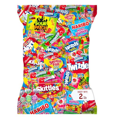 Bulk Candy Variety Pack - 2 lb Candy - CandyBulk Individually Wrapped Candies - Candies - Pinata Filler Stuffers - PinataCandy Stuffers - CandyParty