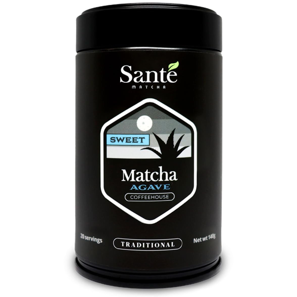 Santé Matcha: Sweet Matcha - Ceremonial Grade Japanese Matcha + Organic Agave Powder- From The Aichi Prefecture Region & First Harvest - Matcha Powder