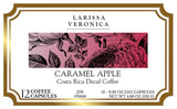 Caramel Apple Costa Rica Decaf Coffee (Single Serve K-Cup Pods) (Gourmet, Naturally Flavored, Whole Coffee Beans) (12 pods, ZIN: 576848) - 2 Pack
