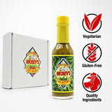 RICKEY'S Jalapeño Heat Pack, Gourmet Hot Sauce of Original, Jalapeño, and Phantasma Flavors, 3-Bottle Set