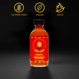 Hot Sauce by Angry Baba | Sweet and Spicy | Best Wing Sauce | Flavorful | Versatile | Small Batch Hand-Crafted | Carolina Reaper & Habanero |