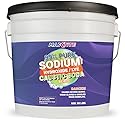 MAXTITE Sodium Hydroxide (Caustic Soda Beads) Lye 99% Pure (10lbs) - Lye Drain Cleaner Opener - Convenient Easy-Open Resealable Pail