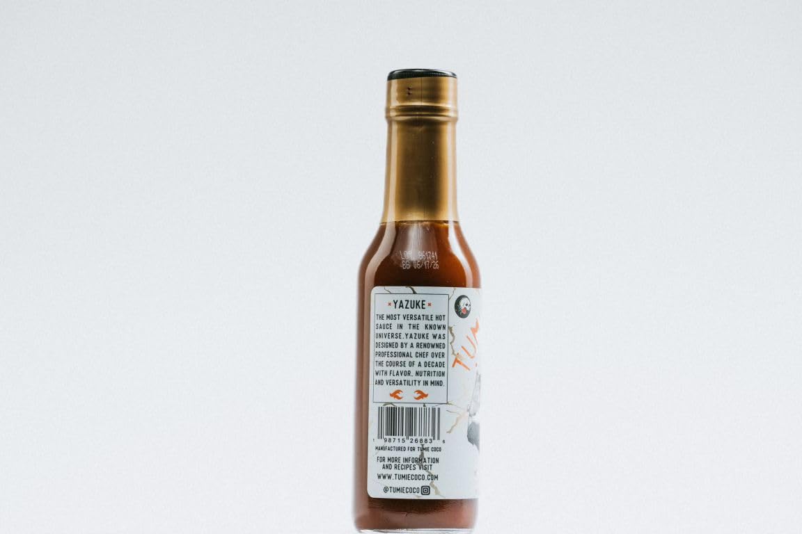 Tumie Yazuke Hot Sauce, Medium Heat, Tangy Sweet, and Savory, 5 oz