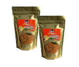 Made in Thailand - Thai Food Recommend - 2 PACK OF DEEP Fried MINCED Catfish STIR Fried with Chilli and Ginger Very Crispy Texture - Pla Dook Fu Pad