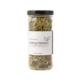 Soothing Elderberry Loose Leaf Tea, Pure Natural Herbal Tea Blend with Ginger Root, Lemongrass and Cinnamon (2 ounce)