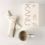Kanu Vanilla Latte Korean Instant Coffee, Camping Essentials 17.3g x 8 Sticks