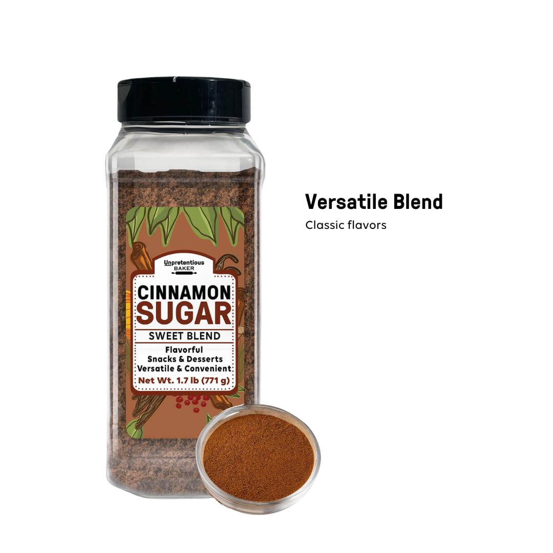 Unpretentious Cinnamon Sugar, 1.7 lb, Balanced Blend, Desserts & Snacks, Convenient