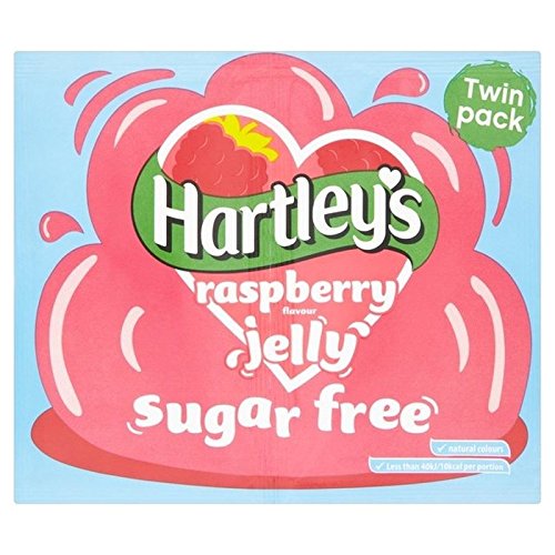 Hartley's Sugar Free Raspberry Jelly Crystals 23g - Pack of 2