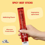 New Primal Meat Sticks Sampler, Grass-Fed Beef, All Natural Chicken, Keto & Gluten Free Healthy Snacks for Adults, Sugar Free Low Carb High Protein