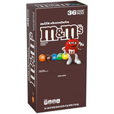 M&M'S Milk Chocolate Candy, Full Size, 1.69 oz Bag (Pack of 36)