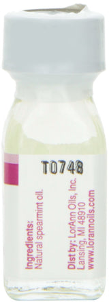 LorAnn Spearmint Oil SS Natrual Flavor, 1 dram bottle (.0125 fl oz - 3.7ml - 1 teaspoon)- 12 pack
