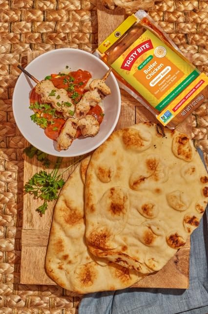 Tasty Bite Punjabi Style Butter Chicken Simmer Sauce, 7-Ounce 5-Pack, 3-4 Servings, Vegetarian, Tomatoes & Cashews in Butter