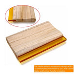 TECHTONGDA 45cm(18") Water Based Wooden Handle(13cm) Silk Screen Printing Squeegee