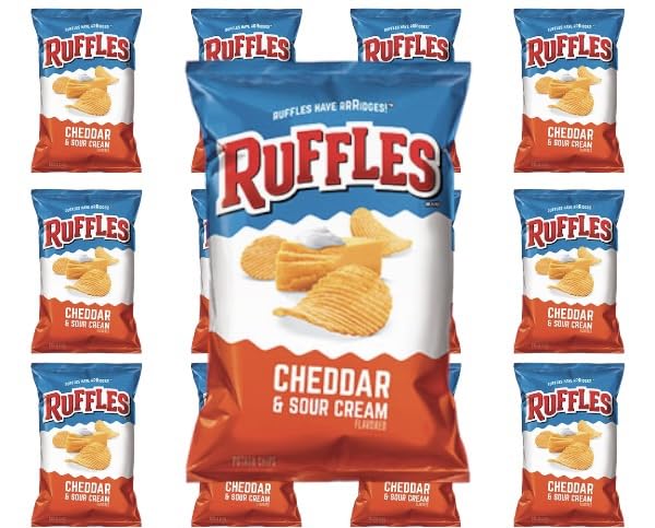 Ruffles Cheddar & Sour Cream - 10 Count