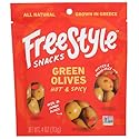 Freestyle Snacks, Olives Green Hot Spicy, 4 Ounce