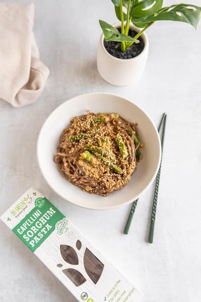 Big Green Organic Food- Organic Sorghum Capellini, 8.8oz, Gluten-Free, Non-GMO (1)