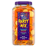 Utz Party Mix - Tasty Snack Mix Includes Corn Tortillas, Nacho Tortillas, Pretzels, BBQ Corn Chips and Cheese Curls, Cholesterol Free and Trans-Fat