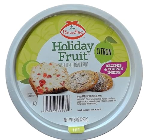 Paradise Diced Citron, 8 Ounce