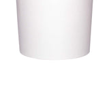 Karat [32oz - 500 ct] Large Paper Soup Bowls, Disposable Plastic-Free Party Supplies for Hot or Cold Food, 115mm Rim - White (FP-GFC32W)