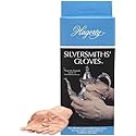 Hagerty Silversmith's Gloves, 1 Pair - Clean, Polish, and Prevent Tarnish