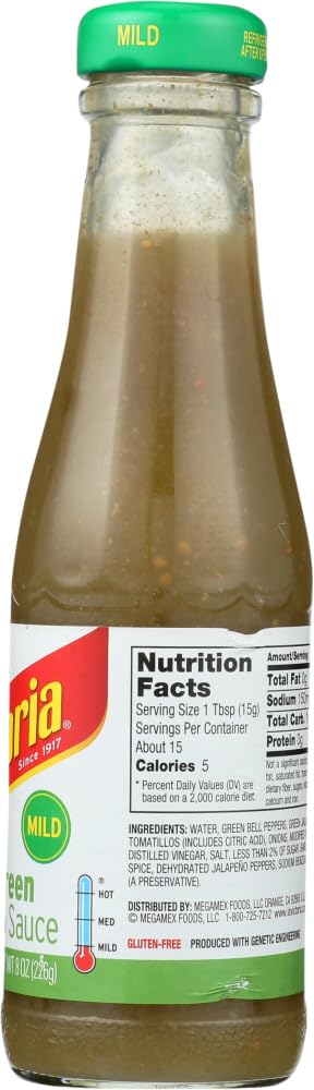 La Victoria Taco Sauce, Grn, Mild, 8-Ounce (Pack of 6)