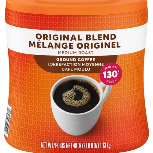 Dunkin Donuts Original Blend Ground Coffee, Medium Roast (40 Ounce)