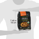 Mantova Italian Organic Pasta Bowtie Farfalle - 100% Durum Semolina Organic Farfalle -Product Of Italy, 1 Pound, (Pack of 6)