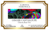 Ginger Cantaloupe Chicory Root Tea (Single Serve K-Cup Pods) (12 pods, ZIN: 575236) - 2 Pack