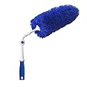 Unger Connect and Clean Microfiber Duster with Pivoting Handle, Dusters for Cleaning, Compatible with Telescopic Poles, Dusting Tools, Cleaner Tool