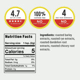 Two 50 Cup Bags of Organic Dandy Blend Instant Herbal Beverage with Dandelion - Two 3.53 oz. Bags