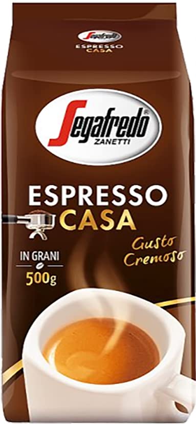 Segafredo Casa & Intermezzo Whole Beans Coffee Variety Pack, Arabica/Robusta blend, 17.6oz/500g (Pack of 2 total)