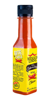 Mexico Lindo Chile de Arbol Hot Sauce Ingredients | 12,190 Scoville Level | Classic Flavor | 5 Fl Oz Bottle (Pack of 1)