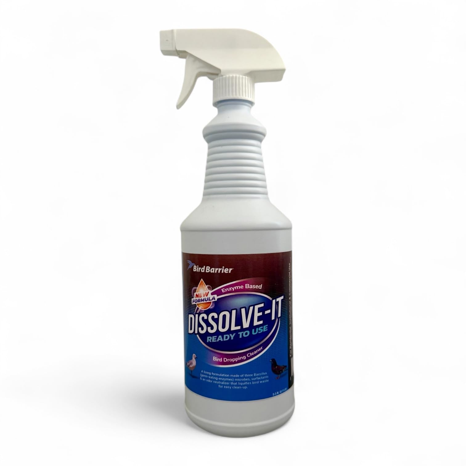 Bird Barrier Product image Dissolve-It Enzyme Cleaner Concentrate |1 Quart Ready to use | Bird Dropping Remover, Pet Urine & Odor Eliminator