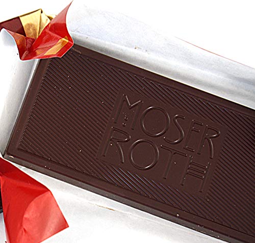 Boxed 6 Pack ~ 70% Cocoa Dark Chocolate ~ Moser Roth Fine German Chocolate Bar (s) ~ With Bonus Sample!