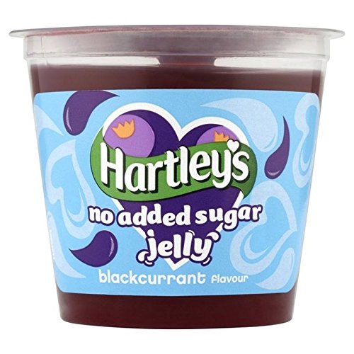 Hartley's No Added Sugar Blackcurrant Jelly Pot 115g - Pack of 6