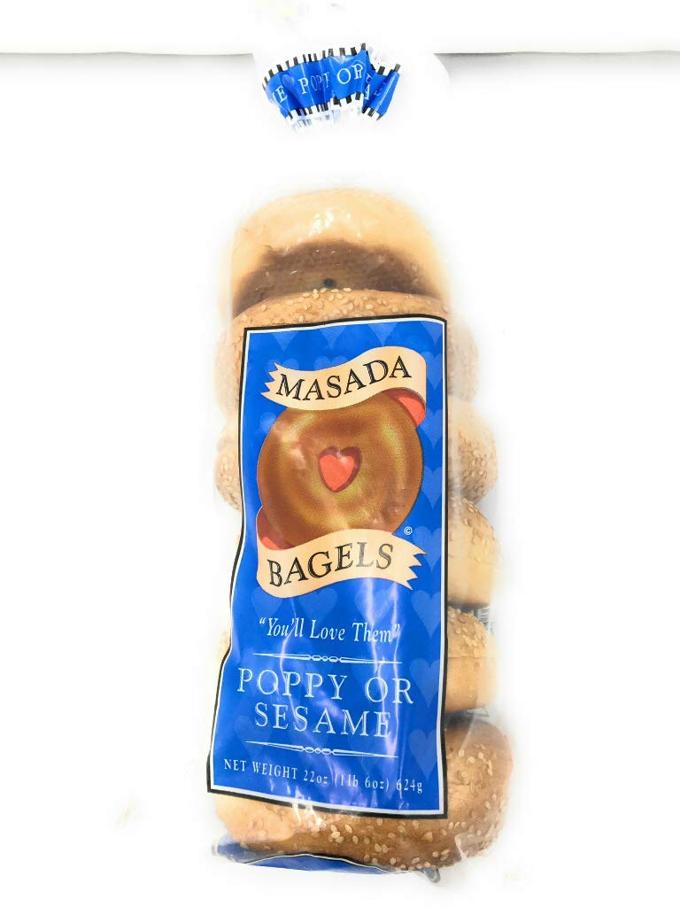 MASADA BAKERY Bagel Sesame Seed, 6 PK
