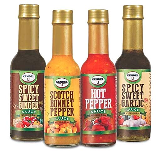 Kendel Scotch Bonnet Pepper Sauce - Authentic Jamaican Scotch Bonnet Pepper Sauce, 142ml | Perfect for Spicy Dishes, Marinades & Table Seasoning
