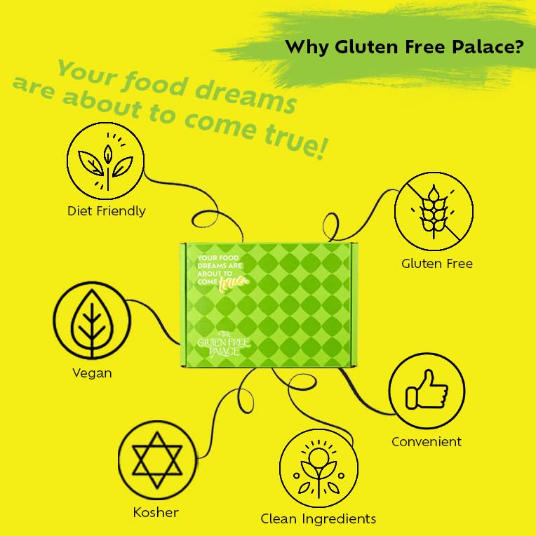 Gluten Free Palace 100 Calorie Snacks Variety Pack - Gluten Free Healthy Snacks for Father's Day - Low Calorie Vegan Protein Bars & Nuts - Guilt?Free