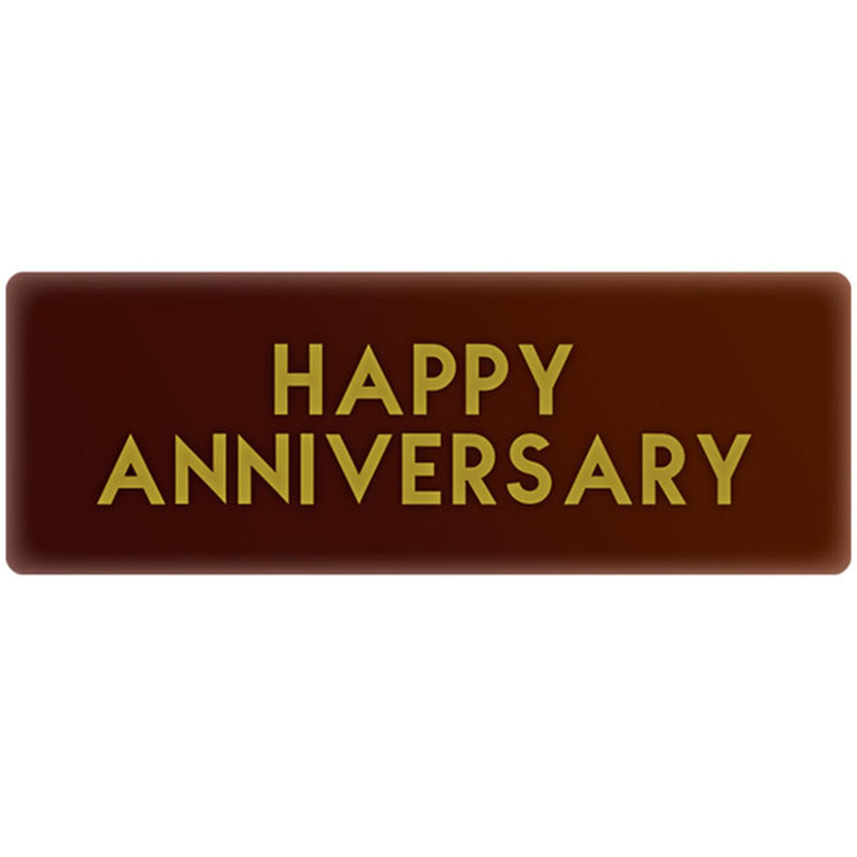 Chocolatree Happy Anniversary Chocolate Decoration - 300 Pieces - Dark Chocolate with 61% Cacao - WS-409CTRE49862-NPF